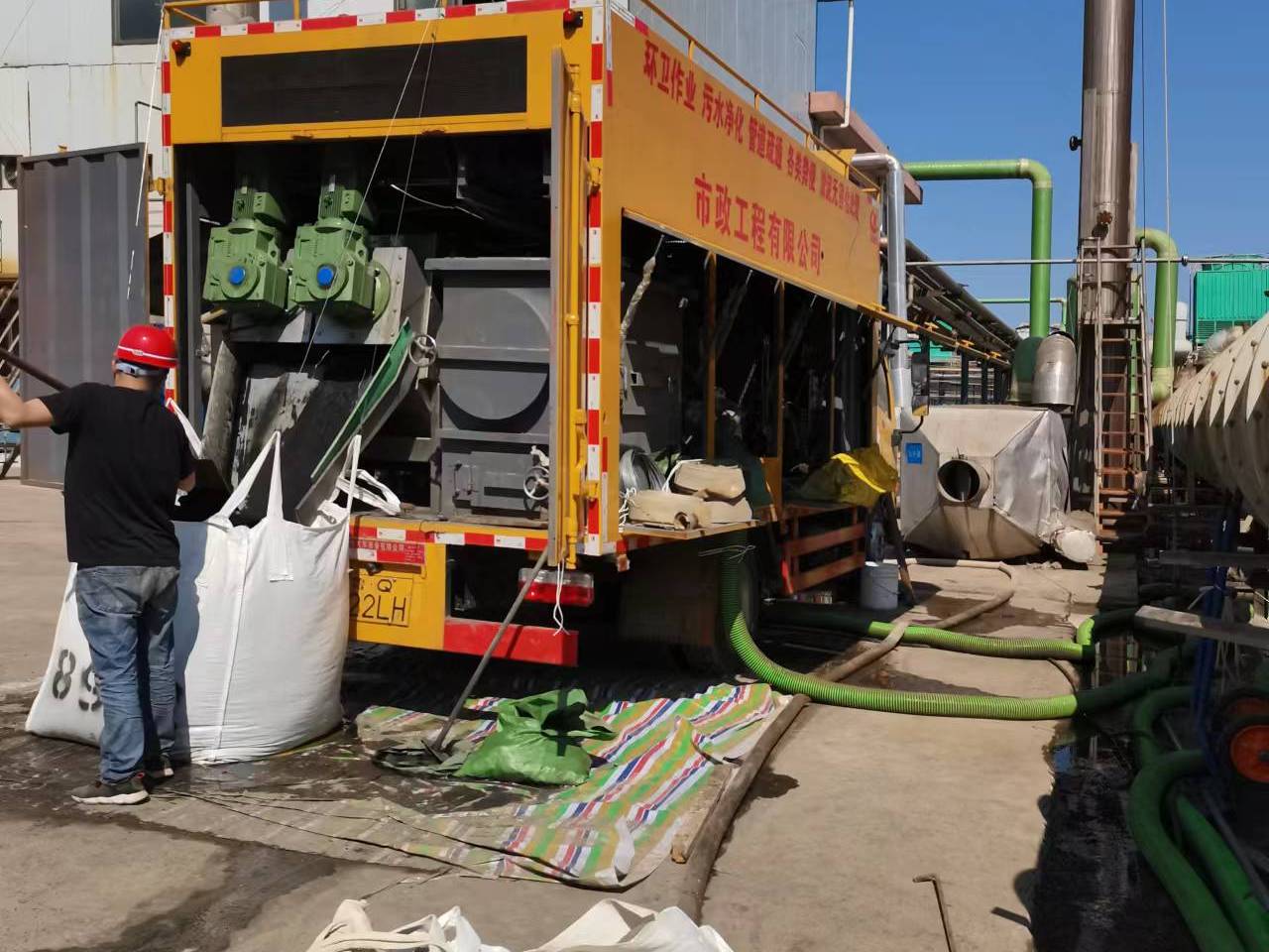 木里淤泥压干处理